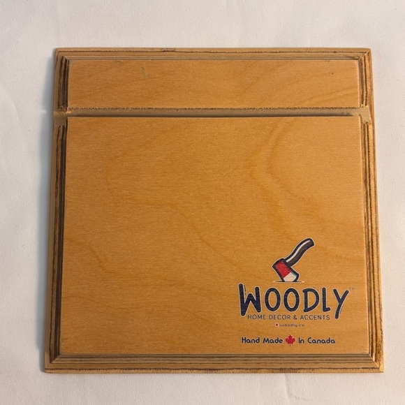 WOODLY 4 Wooden Wall Plaques With Depiction of Woodland Creatures Handcrafted - Picture 8 of 10